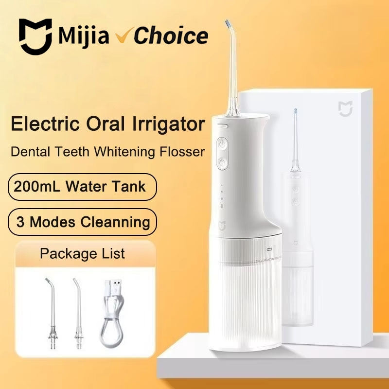 Home Bathroom Cleaning Machine - Irigator Oral Portabel Mijia MEO705, Pemutih