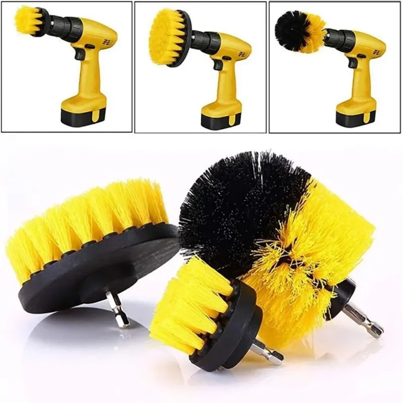 Home Bathroom Cleaning Machine - 3 pcs/set set sikat bor alat