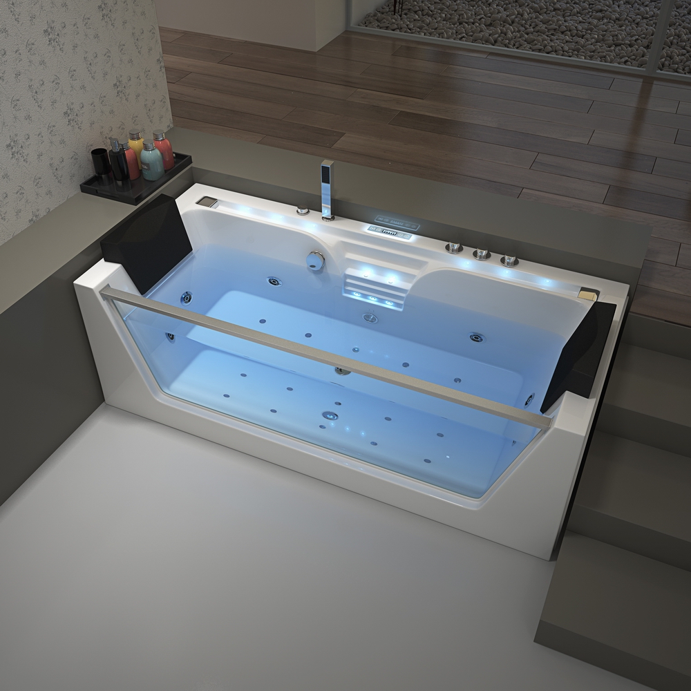 Home Bathroom Jacuzzi - Bak Mandi Spa Pusaran Air Pijat