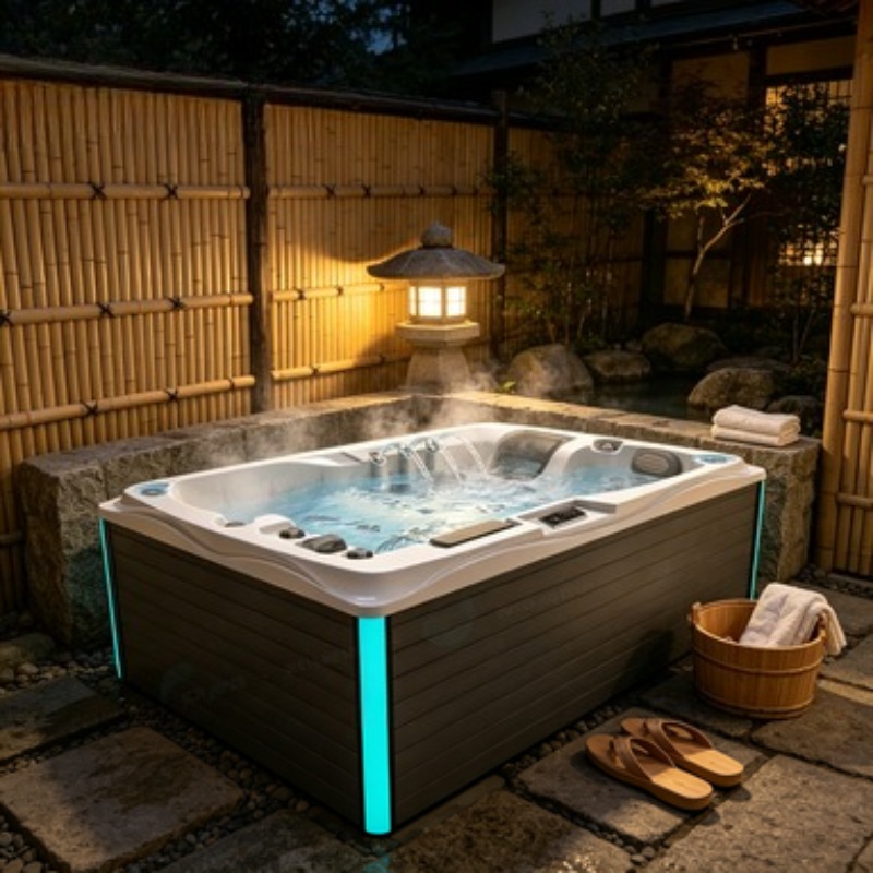 Home Bathroom Jacuzzi - Bak Mandi Air Panas Whirlpool Spa