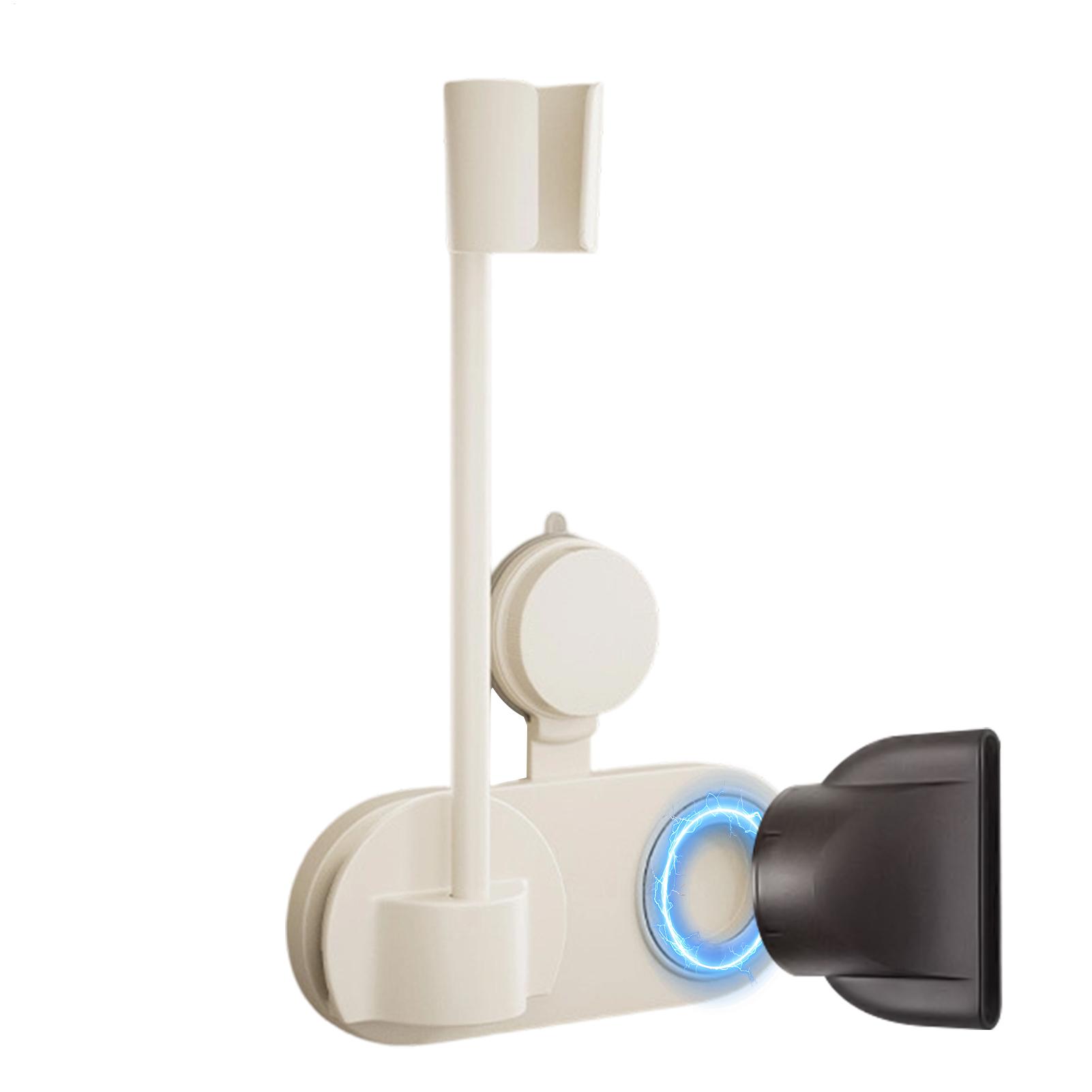 Home Bathroom Hand Dryer - Penyangga Pengering Rambut Dinding dengan Suction