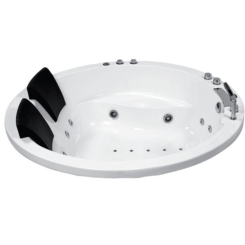 Kolam Jacuzzi Akrilik Bulat 1, - Home Bathroom Jacuzzi ulasan dan harga
