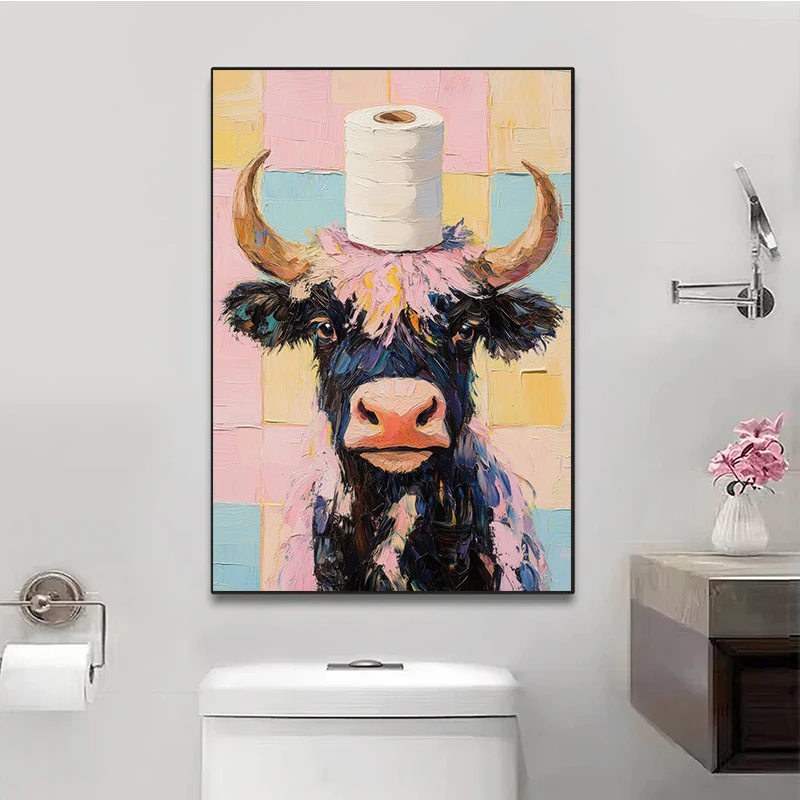 1 Buah Poster Hewan Tanpa Bing - Home Bathroom Wallpaper ulasan dan harga