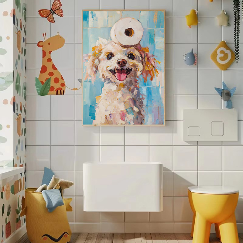 1 Buah Poster Hewan Tanpa Bing - Home Bathroom Wallpaper ulasan dan harga