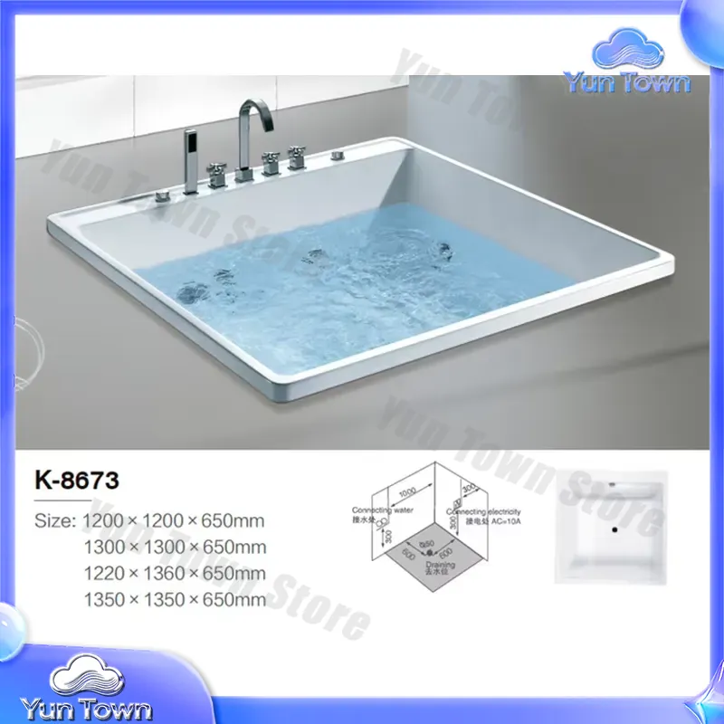 Bak Mandi Air Panas Tunggal un - Home Bathroom Jacuzzi ulasan dan harga