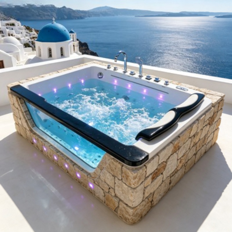 Bak Mandi Air Panas Spa Luar R - Home Bathroom Jacuzzi ulasan dan harga