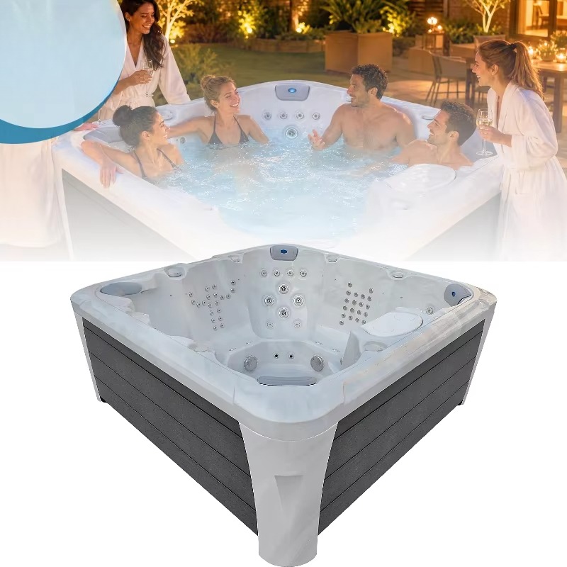 Bak Mandi Air Panas Whirlpool  - Home Bathroom Jacuzzi ulasan dan harga