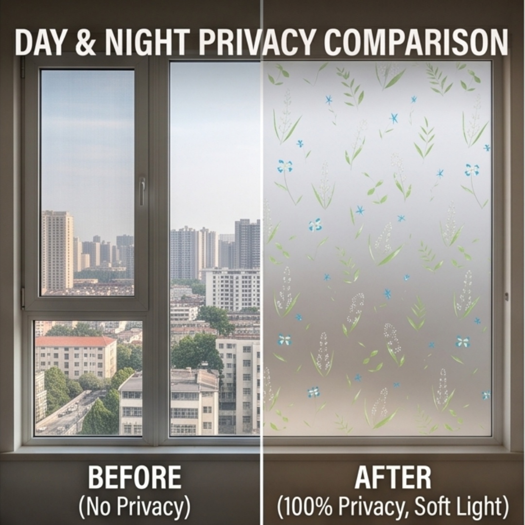 Stiker Kaca Privasi Berperekat - Home Bathroom Glass ulasan dan harga