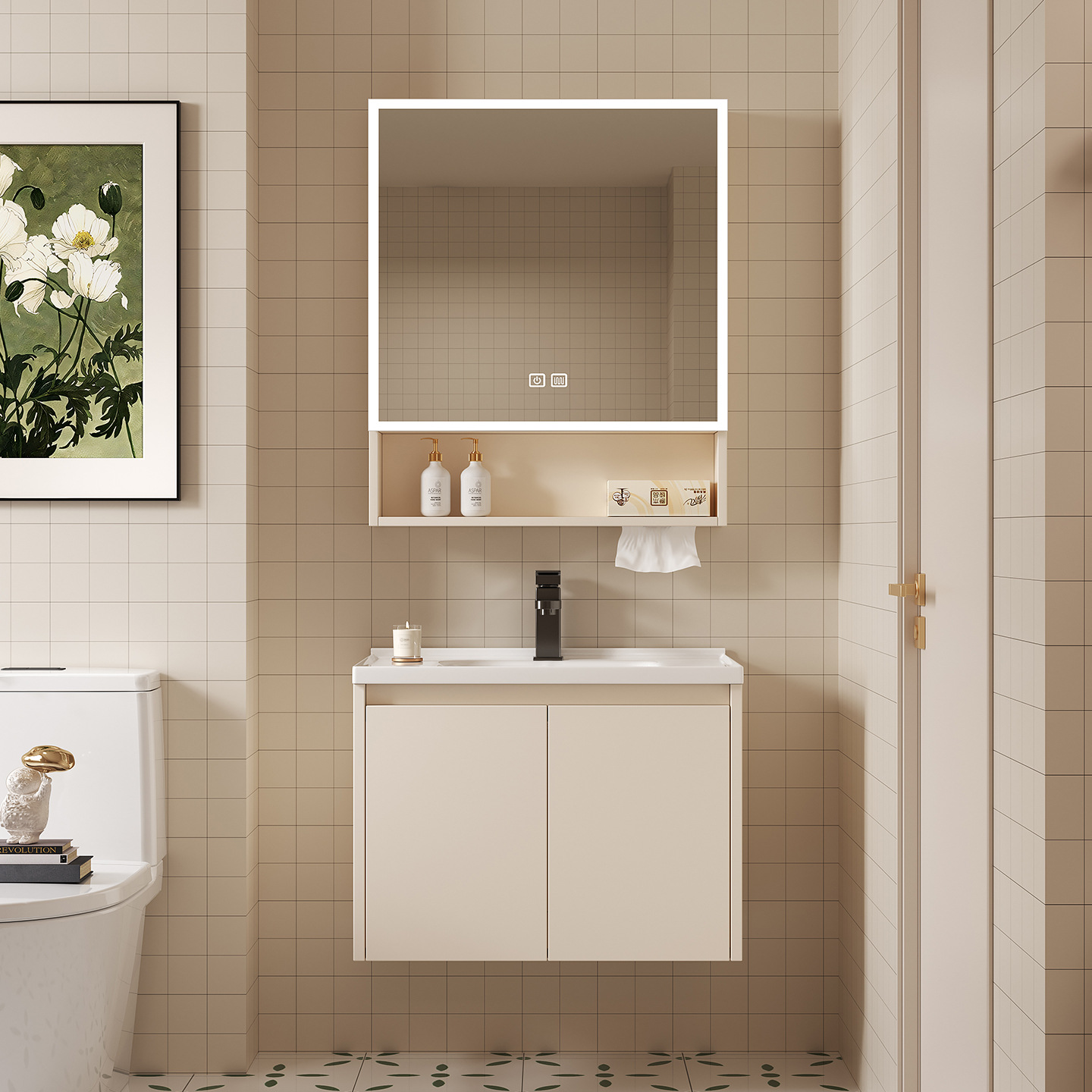 Kabinet Cermin Penyimpanan Pin - Home Bathroom Wallpaper ulasan dan harga