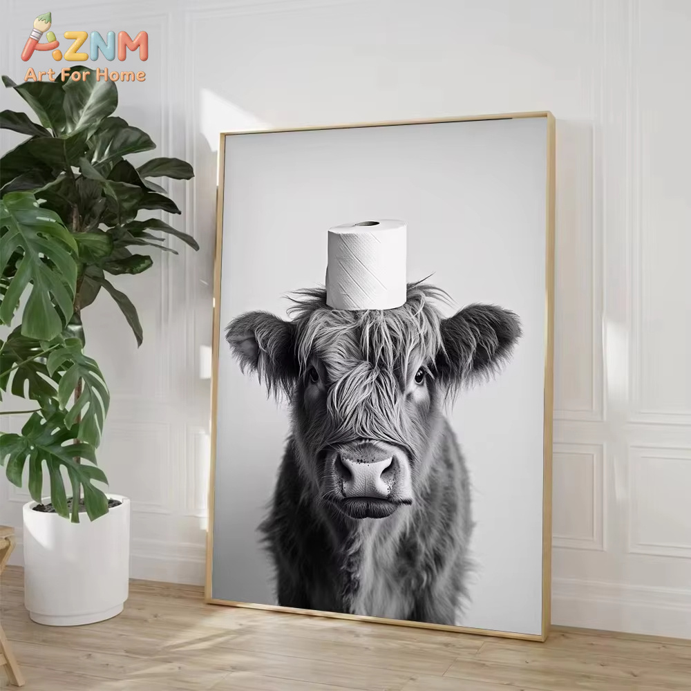 1 Buah, Lukisan Kanvas Cetak P - Home Bathroom Wallpaper ulasan dan harga