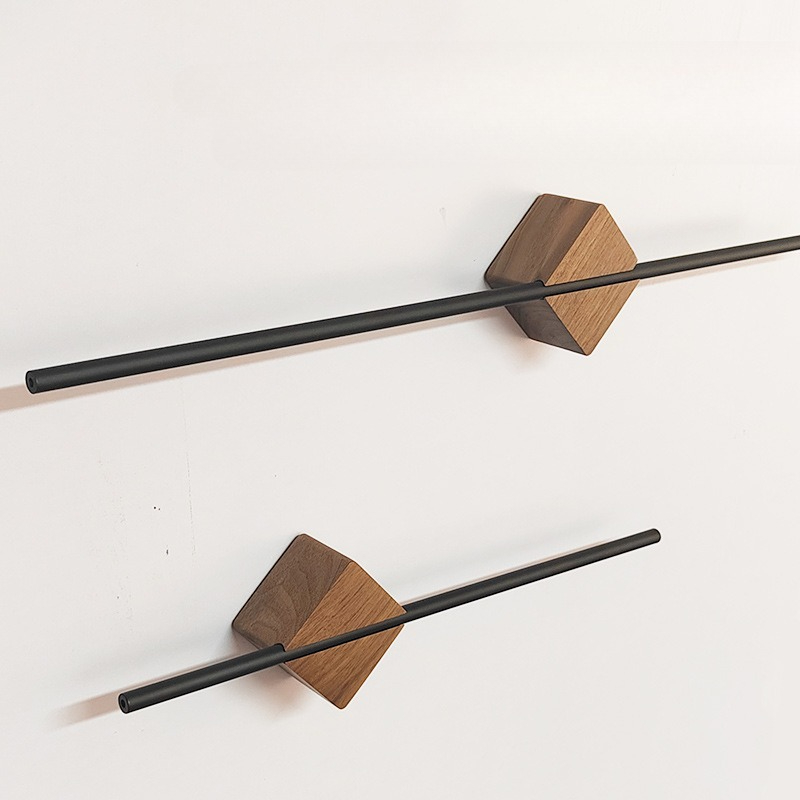 Rak handuk kayu walnut Eropa d - Home Bathroom Design Simple ulasan dan harga