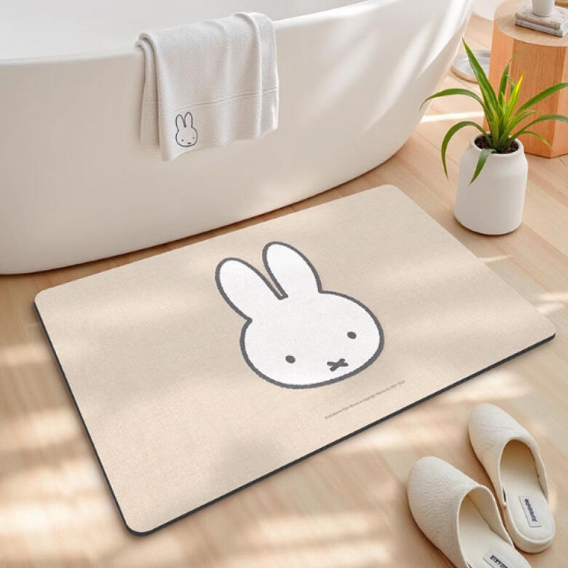 Miffy Tikar Lantai Anti Selip  - Home Goods Bathroom Mats ulasan dan harga