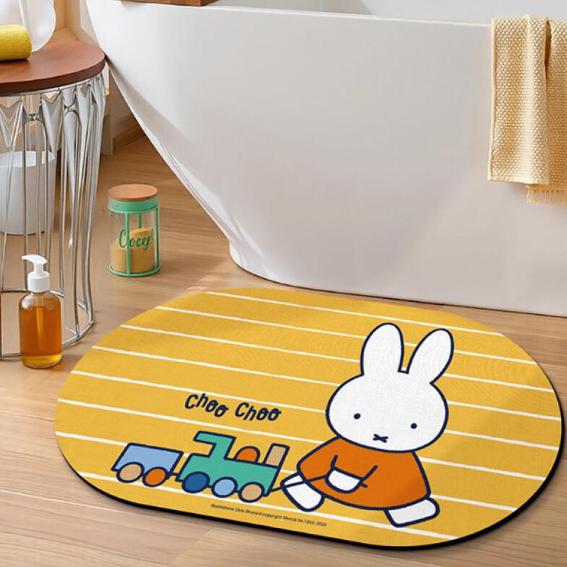 Miffy Tikar Lantai Anti Selip  - Home Goods Bathroom Mats ulasan dan harga