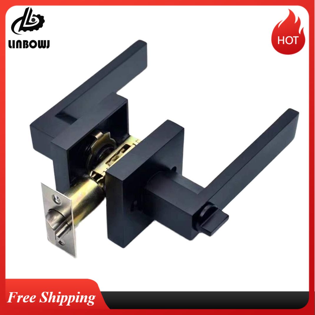 Kunci pegangan pintu hitam, sa - Home Bathroom Lock ulasan dan harga