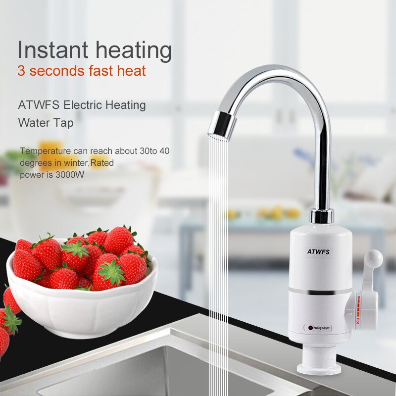 ATWFS pemanas air elektrik ter - Home Bathroom Water Heater ulasan dan harga