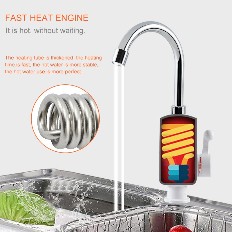 ATWFS pemanas air elektrik ter - Home Bathroom Water Heater ulasan dan harga