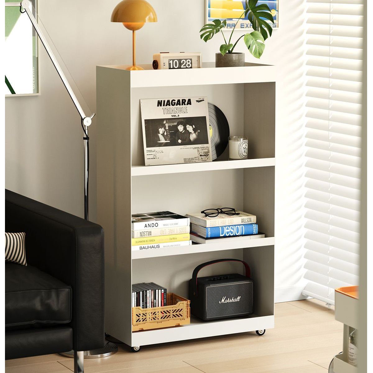 Rak buku lantai rumah bergaya  - Home Bathroom Design Simple ulasan dan harga