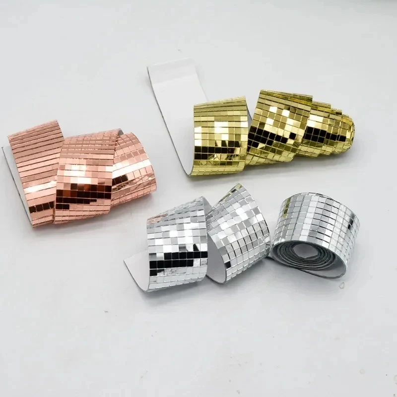 Stiker Mosaik Cermin Mini Pers - Home Bathroom Glass ulasan dan harga