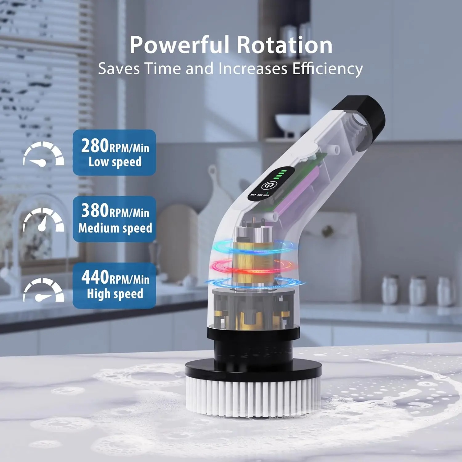 Sikat Pembersih Elektrik Tanpa - Home Bathroom Cleaning Machine ulasan dan harga