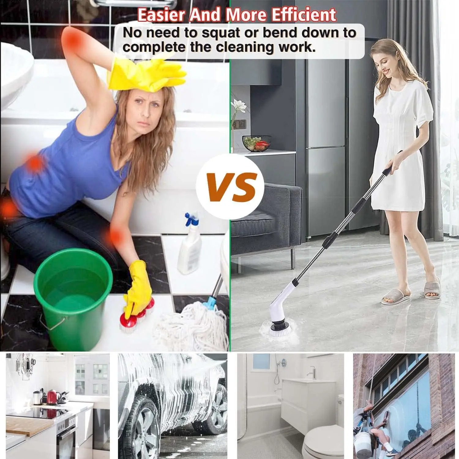 Sikat Pembersih Elektrik Tanpa - Home Bathroom Cleaning Machine ulasan dan harga