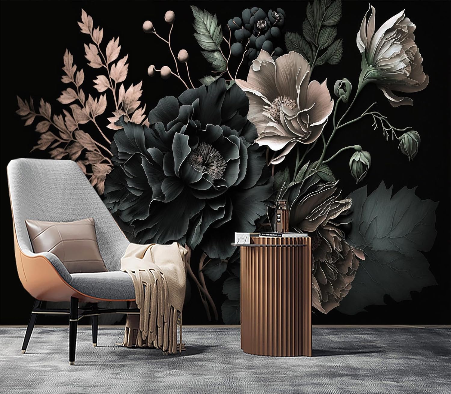 Dekorasi Wallpaper Seni Dindin - Home Bathroom Wallpaper ulasan dan harga