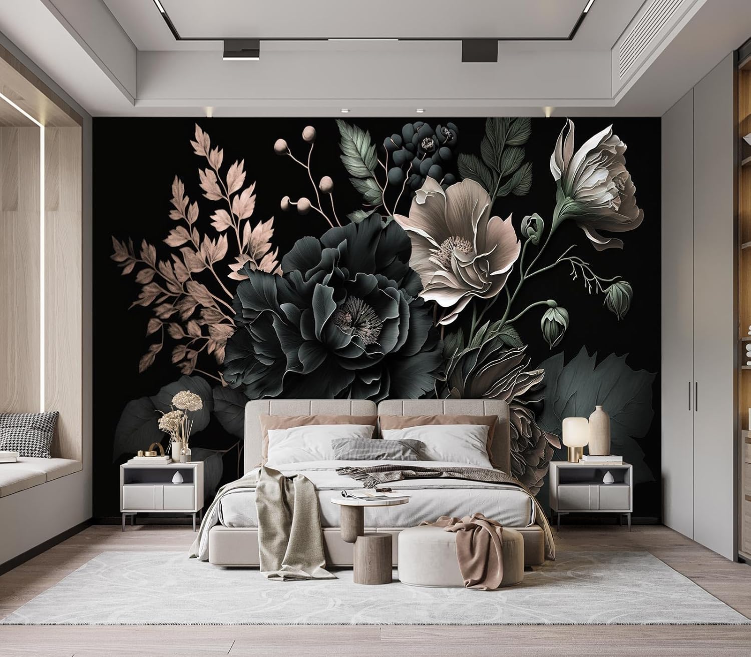 Dekorasi Wallpaper Seni Dindin - Home Bathroom Wallpaper ulasan dan harga