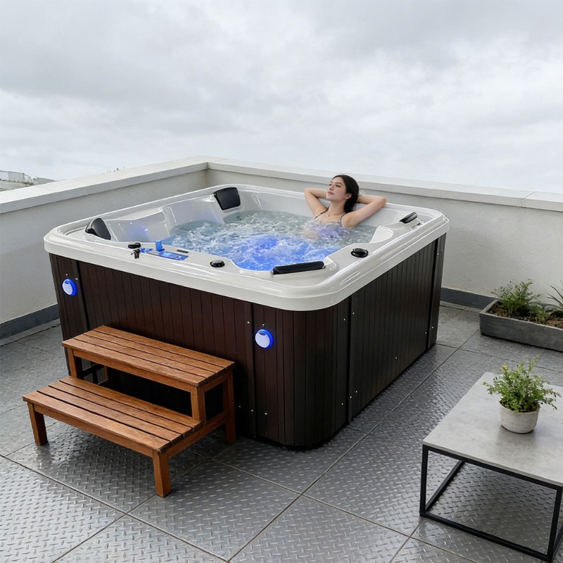 Bak Mandi Air Panas Whirlpool  - Home Bathroom Jacuzzi ulasan dan harga