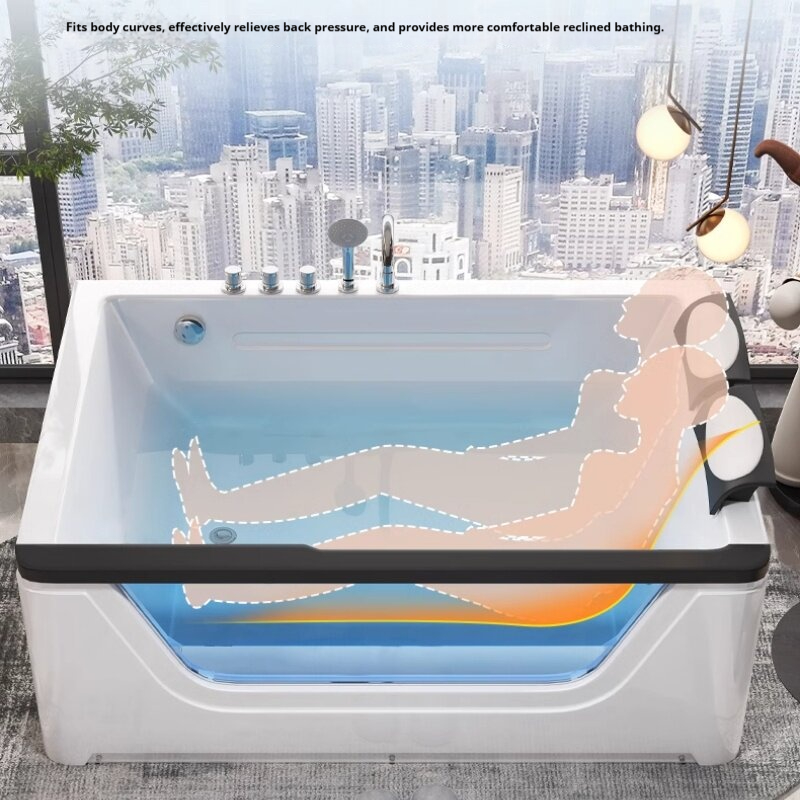 Jacuzzi Akrilik 2 Orang dengan - Home Bathroom Jacuzzi ulasan dan harga