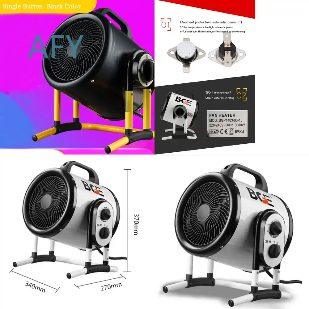 Pemanas Listrik 3000W untuk Pe - Home Bathroom Hand Dryer ulasan dan harga