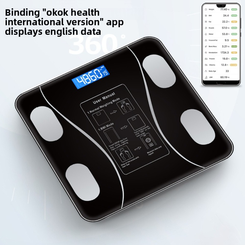 Timbangan Tubuh & Lemak Elektr - Home Bathroom Scales ulasan dan harga