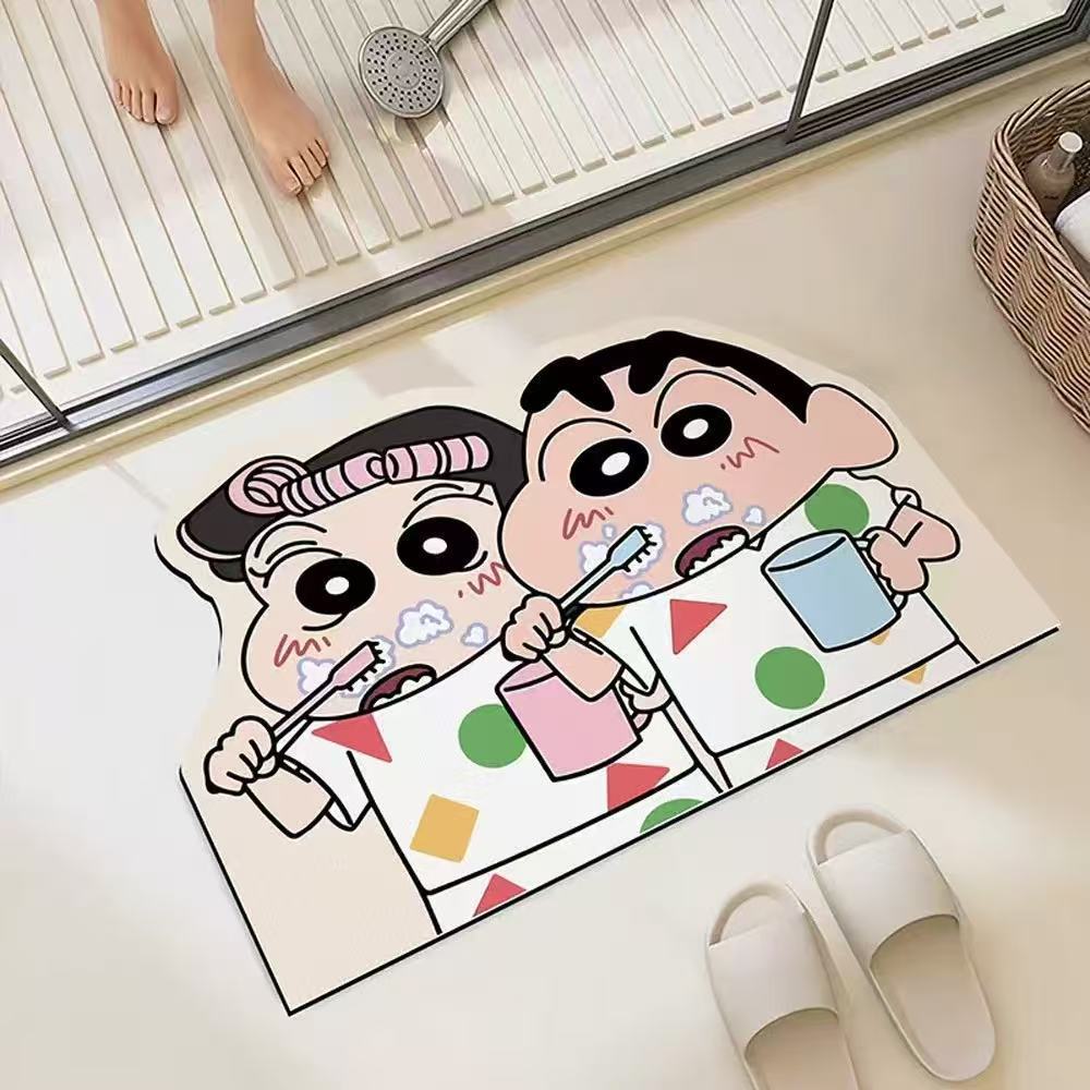 Keset Kamar Mandi Penyerap Air - Home Goods Bathroom Mats ulasan dan harga